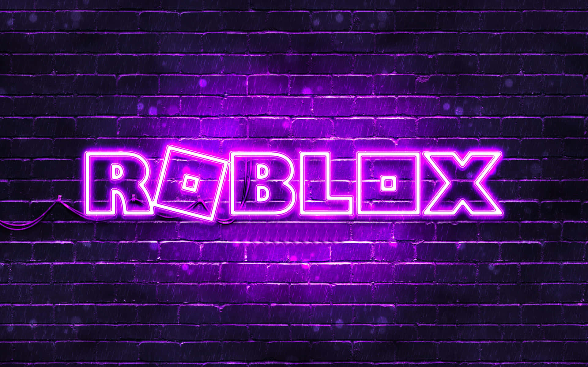 Purppura neon Roblox-logo Taustakuvat