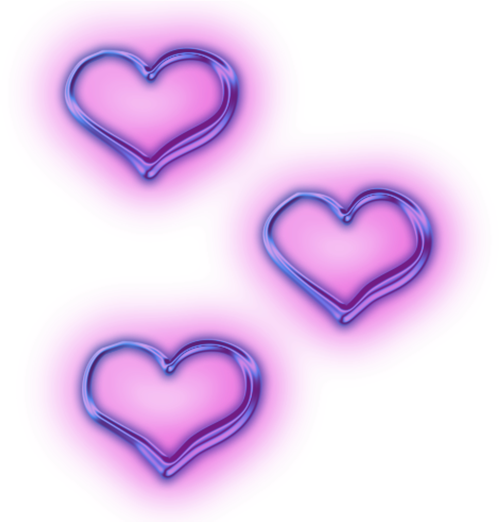 Purppura neon sydän triptyykki Taustakuvat