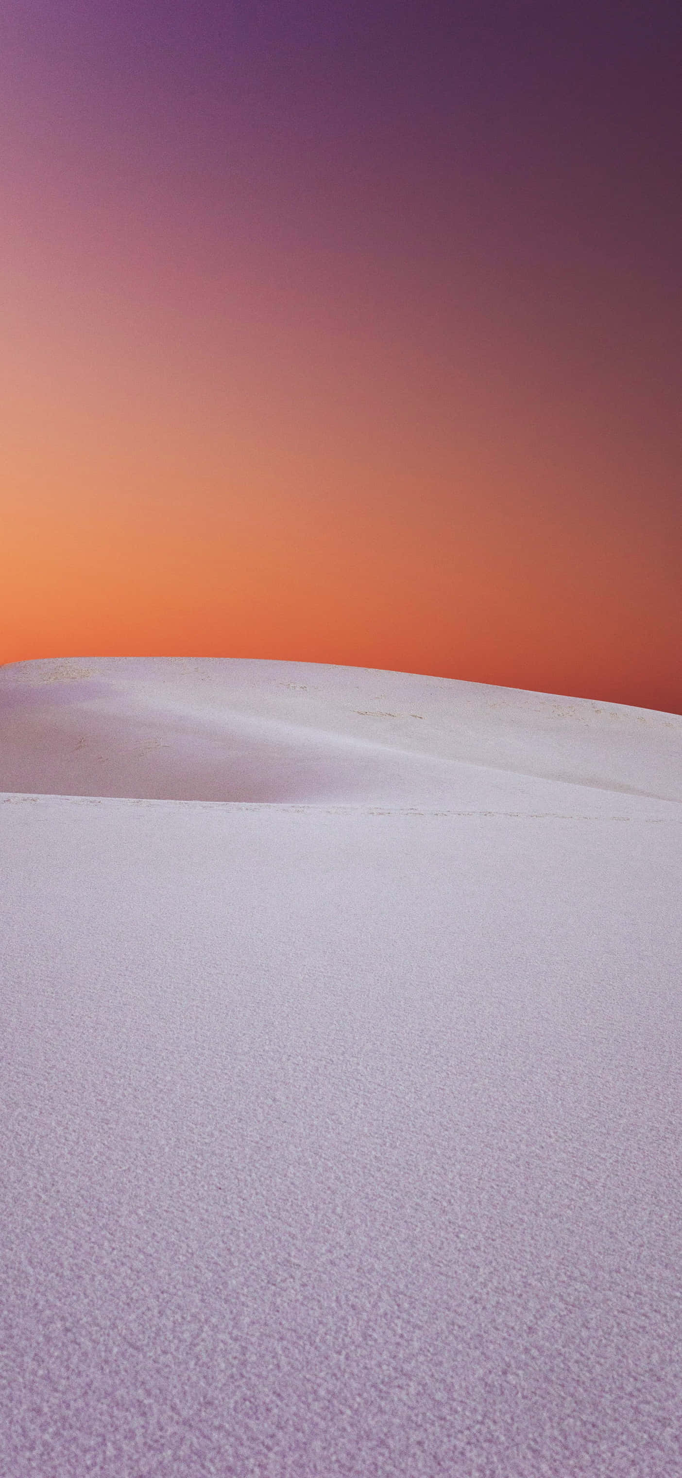 Purppuranpunainen auringonlaskun taivas autiomaassa iPhonelle Taustakuvat