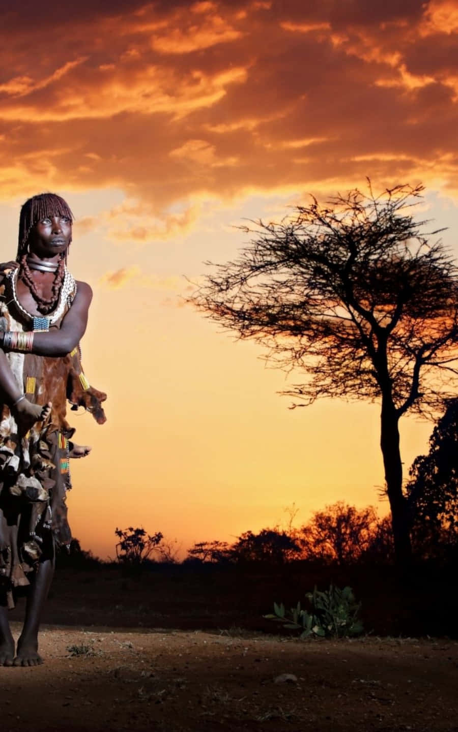 Pysy yhteydessä uusimmalla African Phone -puhelimella Taustakuvat