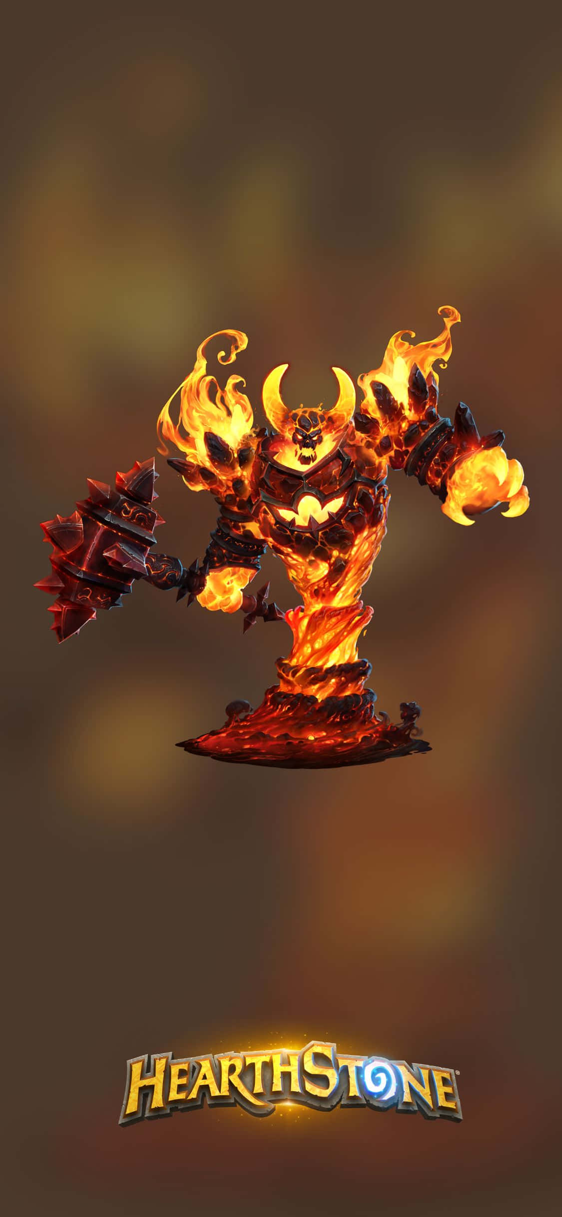 Ragnaros Tulilordi iPhone XS Hearthstone -taustakuva Taustakuvat