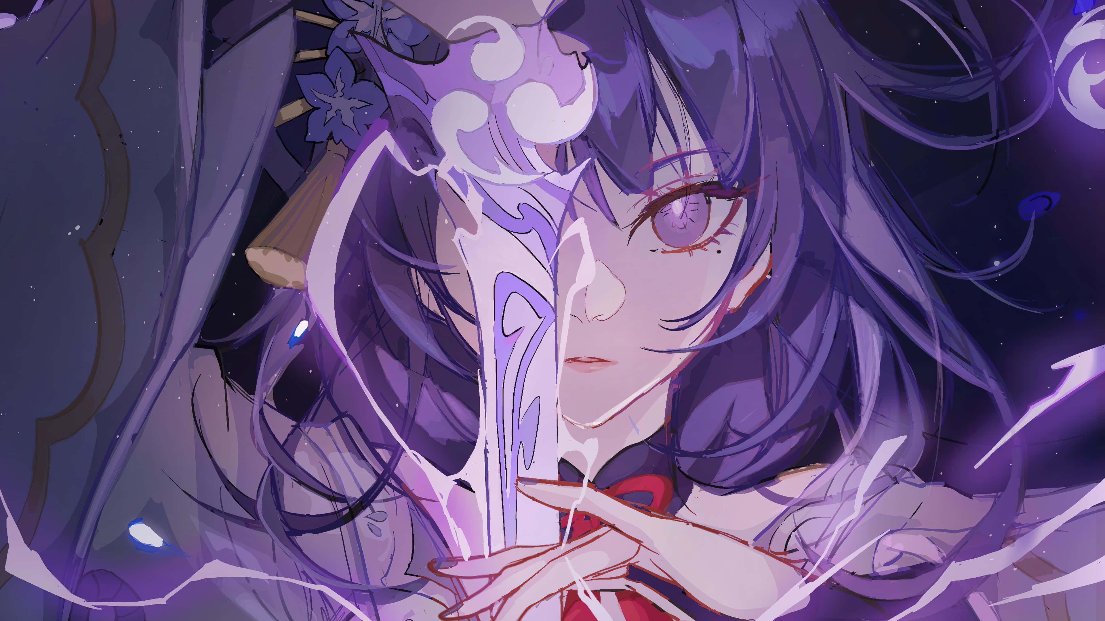 Raidenin miekka Genshin PFP Taustakuvat