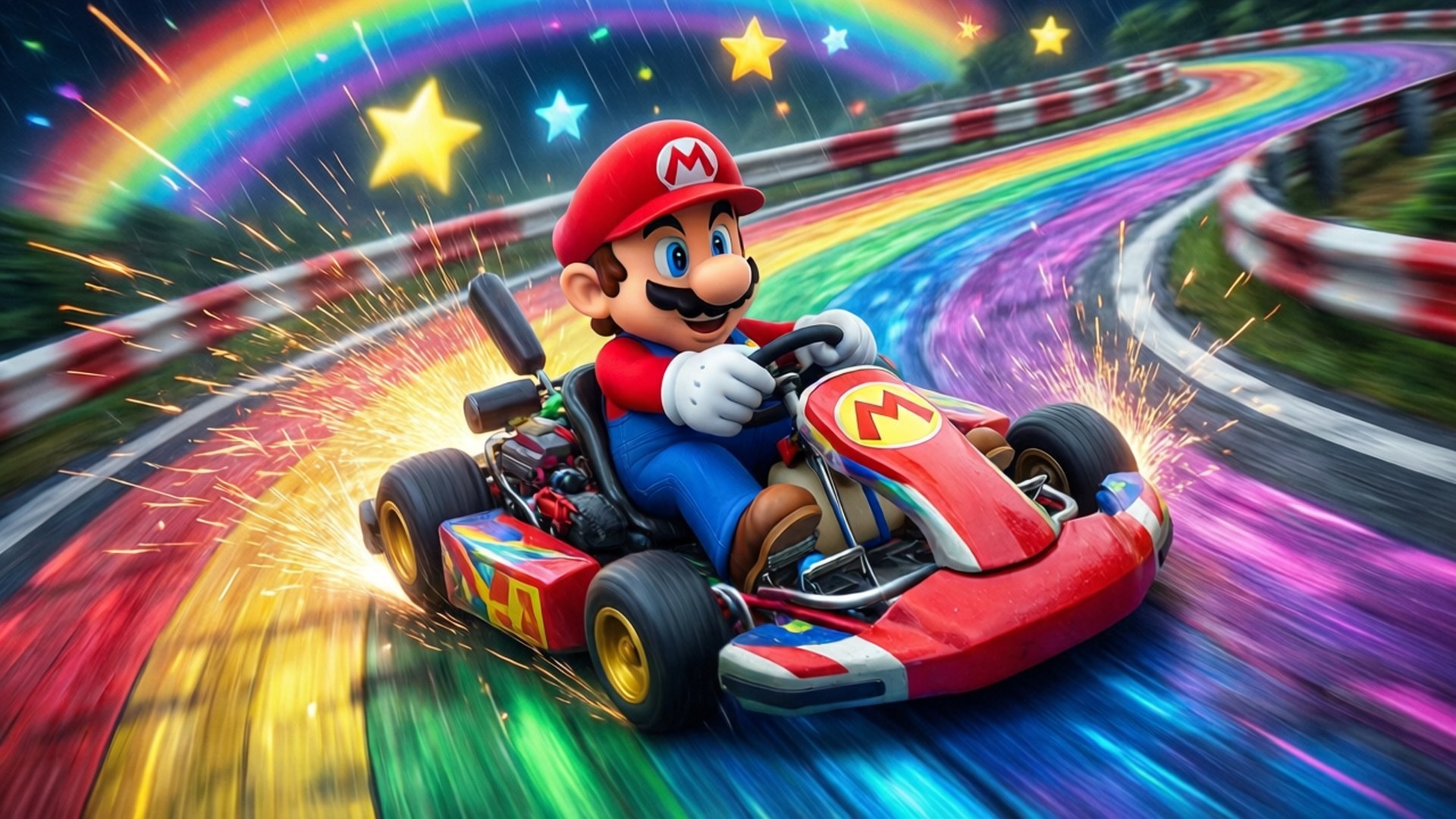 Rainbow Road - Drift Taustakuvat