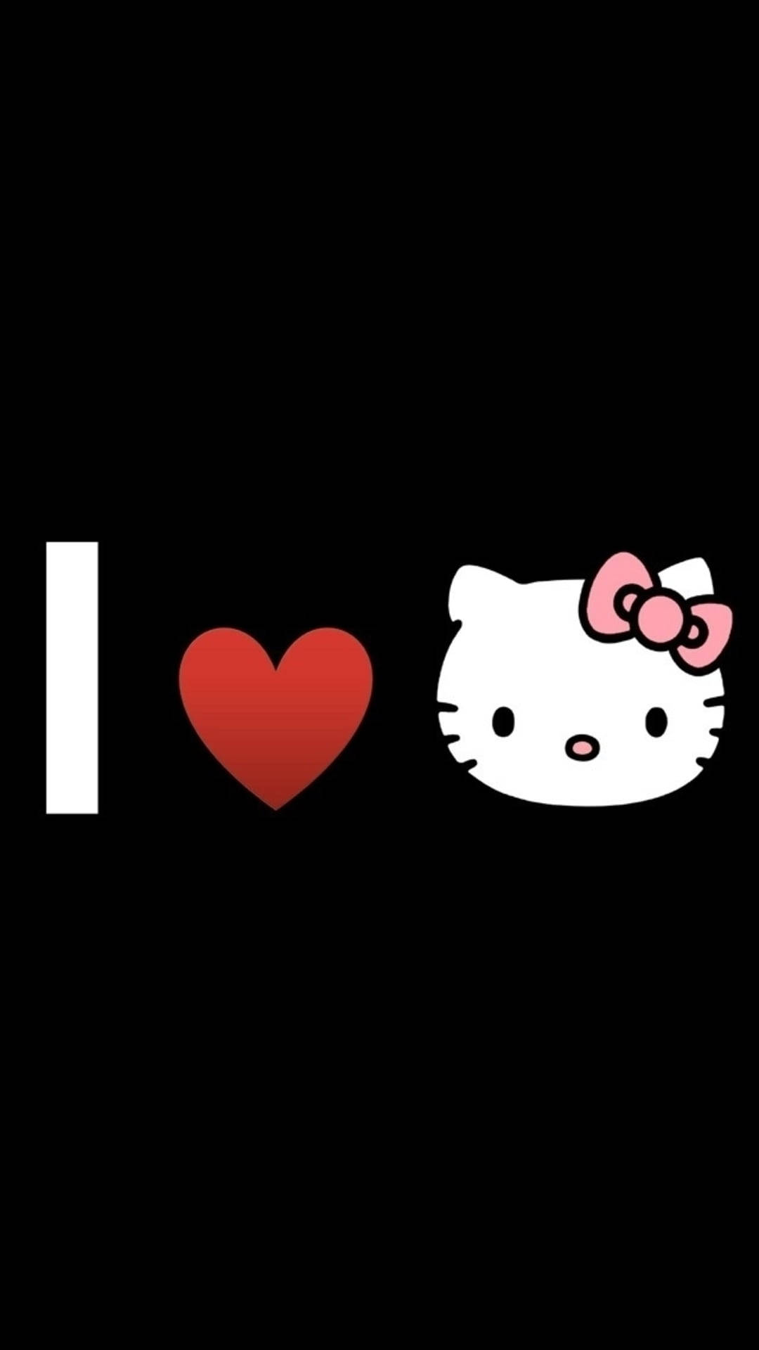 Rakastan mustaa Hello Kittyä Taustakuvat