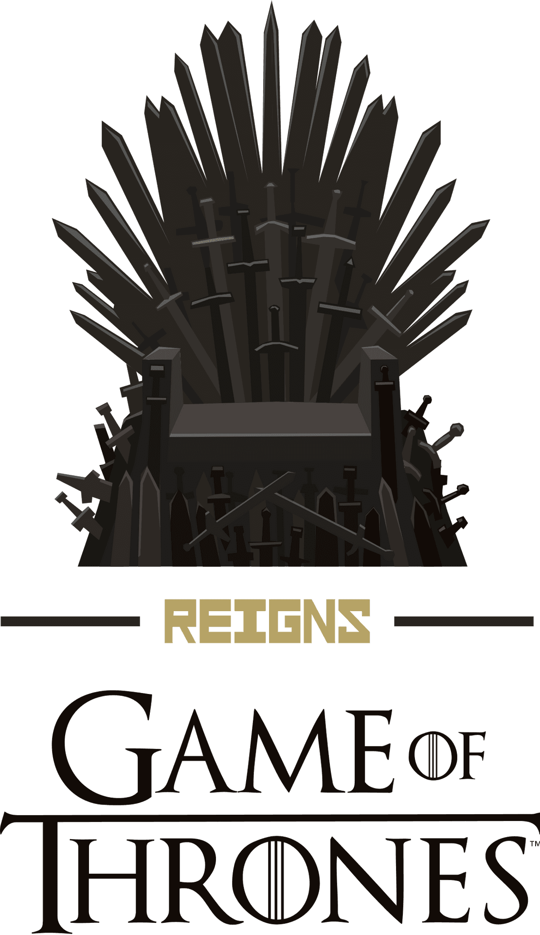 Rautaistuin Game of Thrones -logo Taustakuvat
