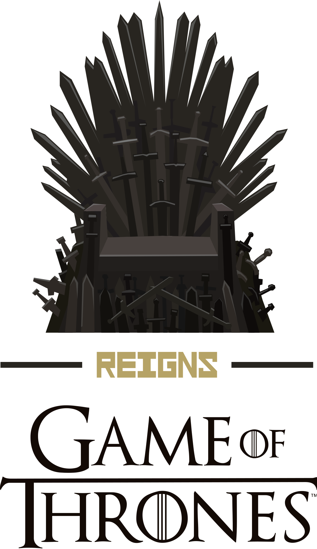 Rautaistuin Game of Thrones -logo Taustakuvat