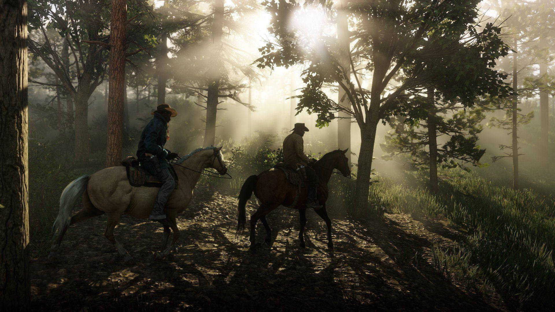 Red Dead Redemption 2 4K Matkustaminen Taustakuvat