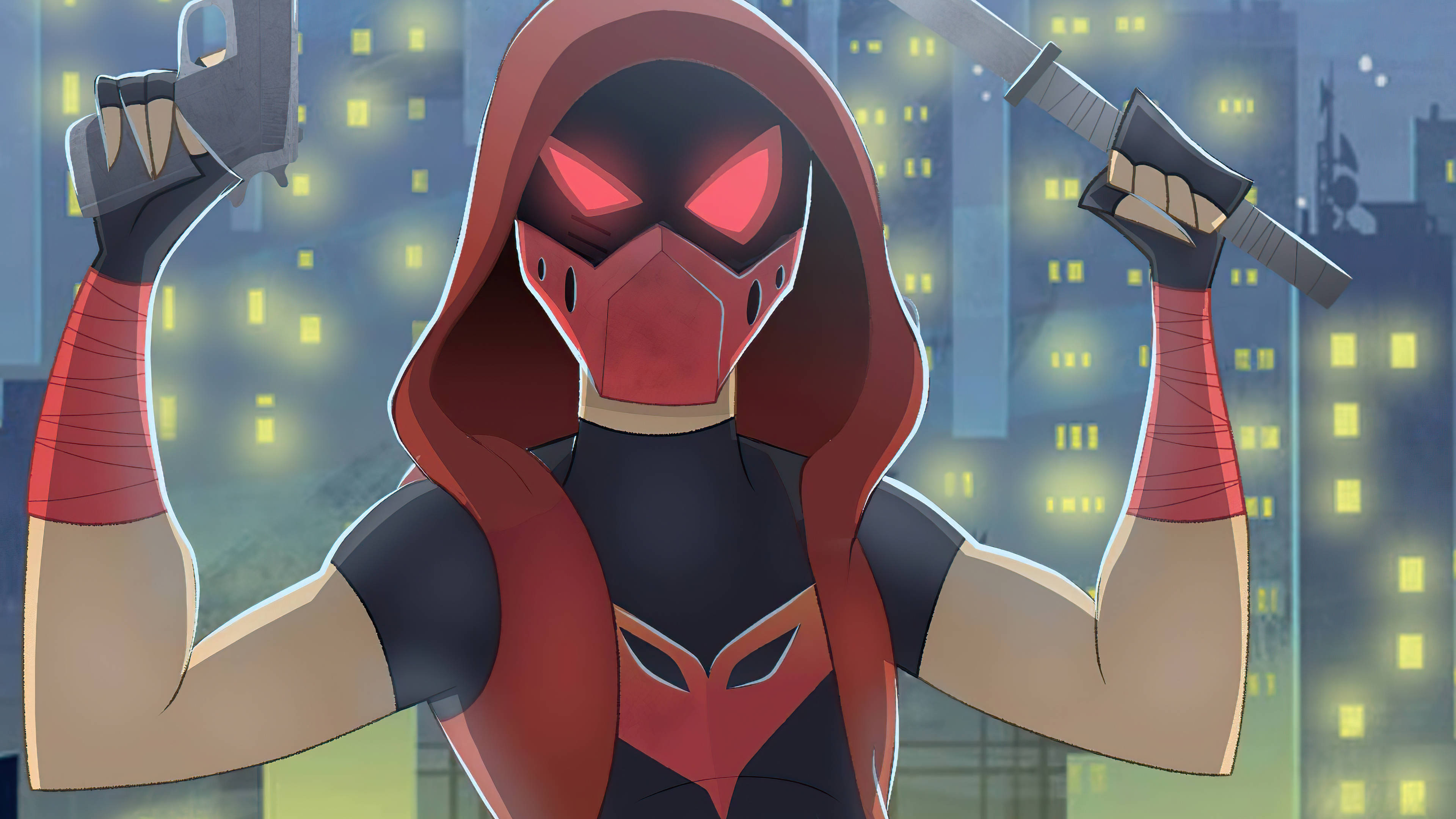 Red Hood -animaatiosarjakuva Taustakuvat