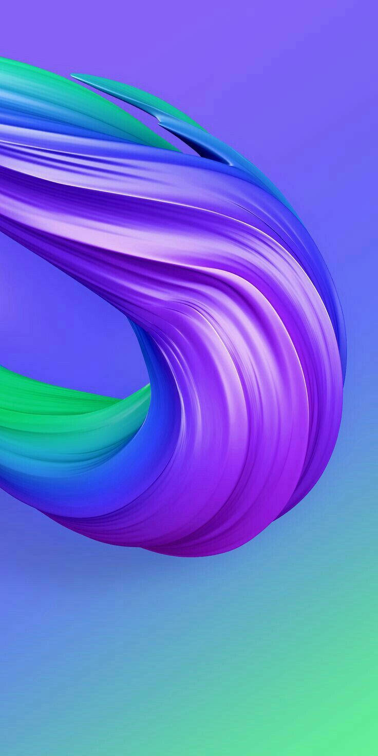 Redmi 9 Purppura Vihreä Palmikko Taustakuvat