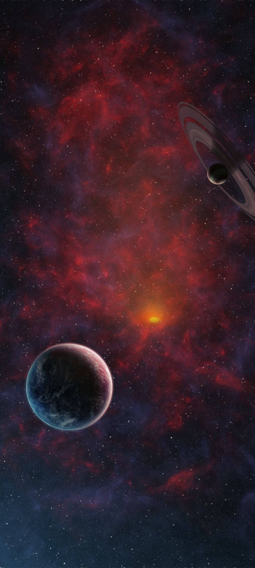 Redmi Note 10 Punainen Alienavaruus Taustakuvat