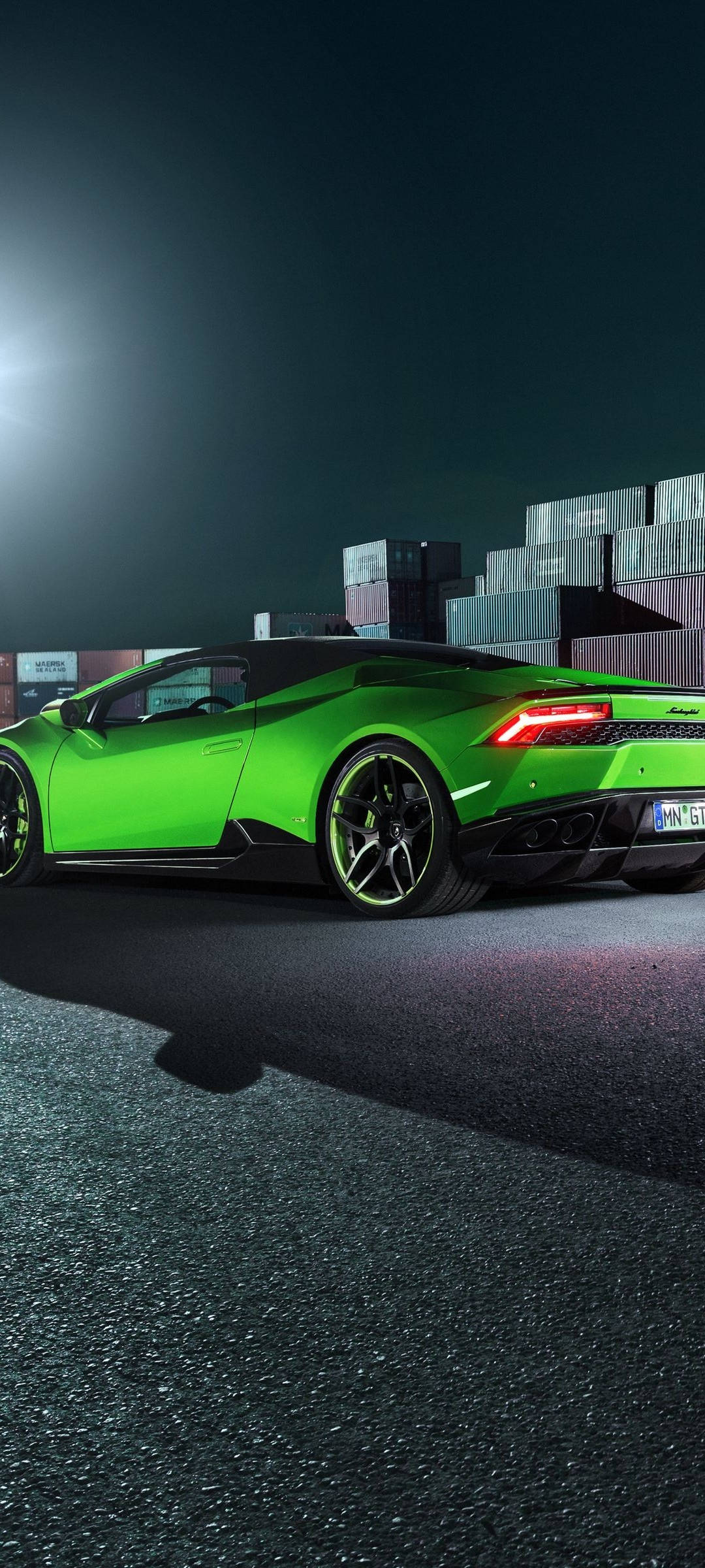 Redmi Note 10 Vihreä Lamborghini Huracán Taustakuvat
