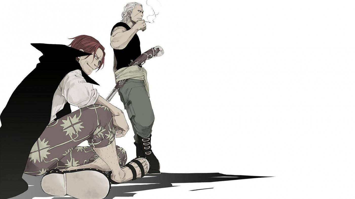 Rentouttava Beckman ja Shanks One Piece Taustakuvat