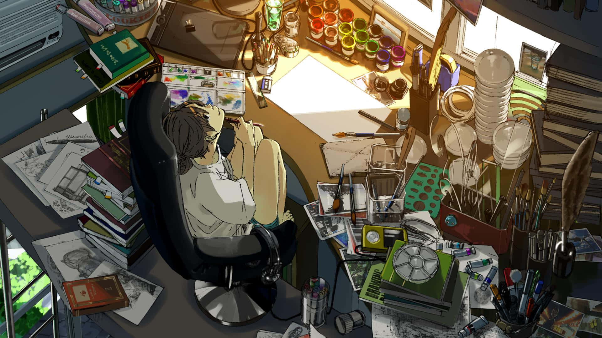 Rentoutuminen Animehuoneessa – Hemmottele Anime-Intohimoasi Taustakuvat