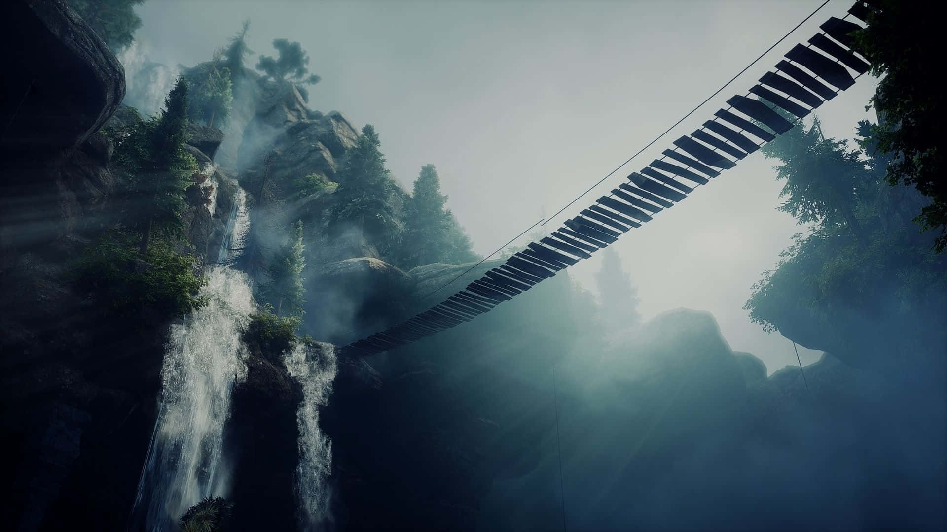 Riippusilta HD Dragon Age Inquisition -taustakuva Taustakuvat