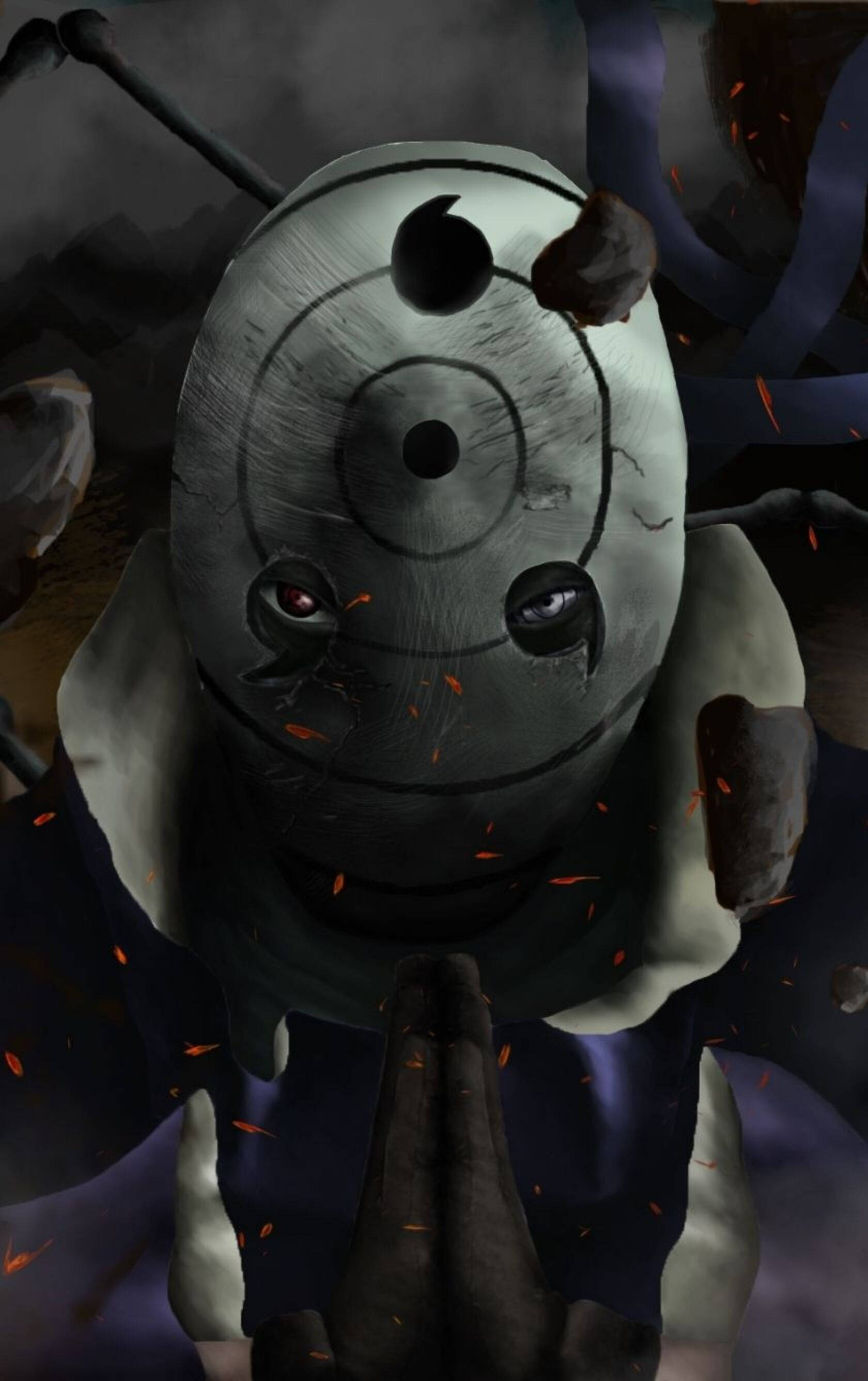 Rinne Sharingan Obito Puhelin Taustakuvat