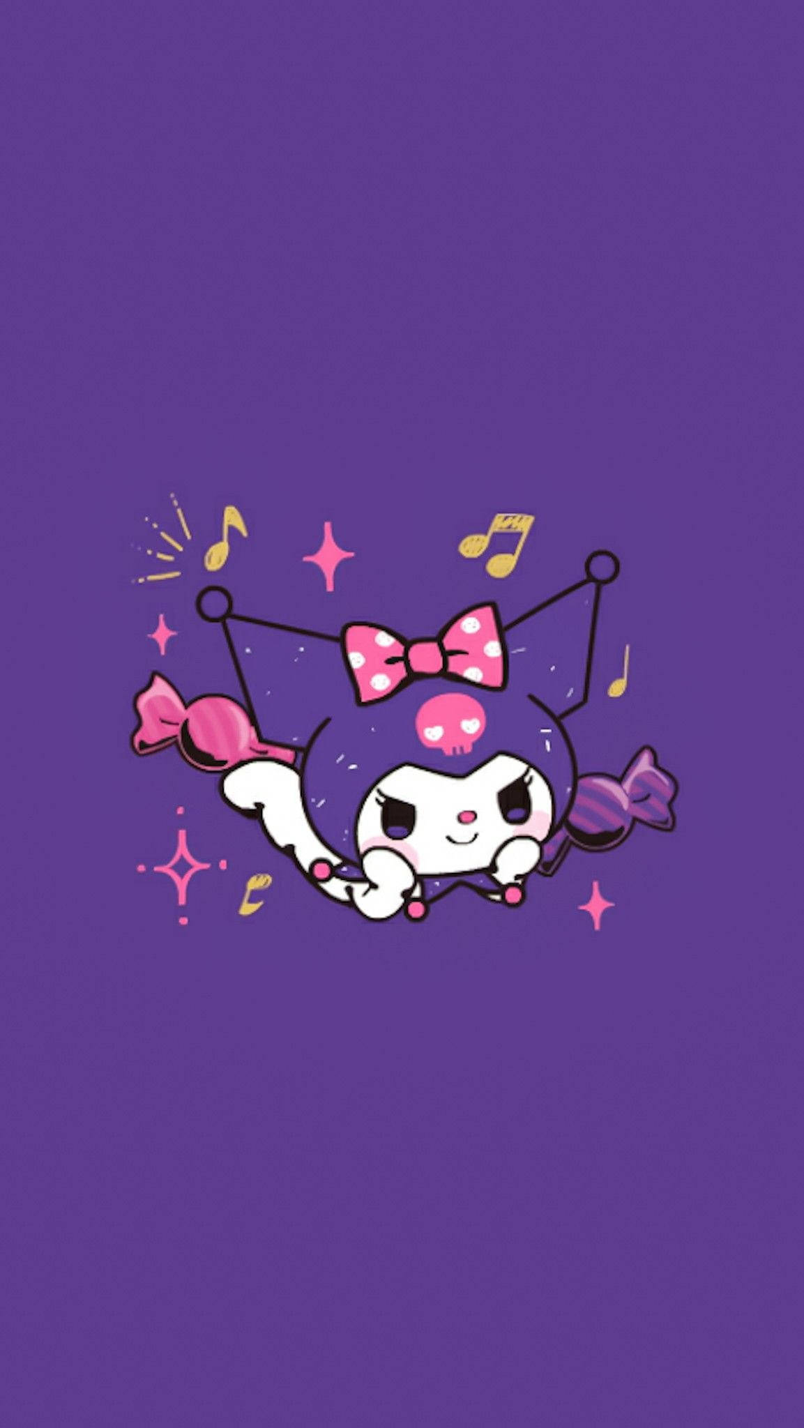 Rival Of My Melody Kuromi Violetti Taustakuvat