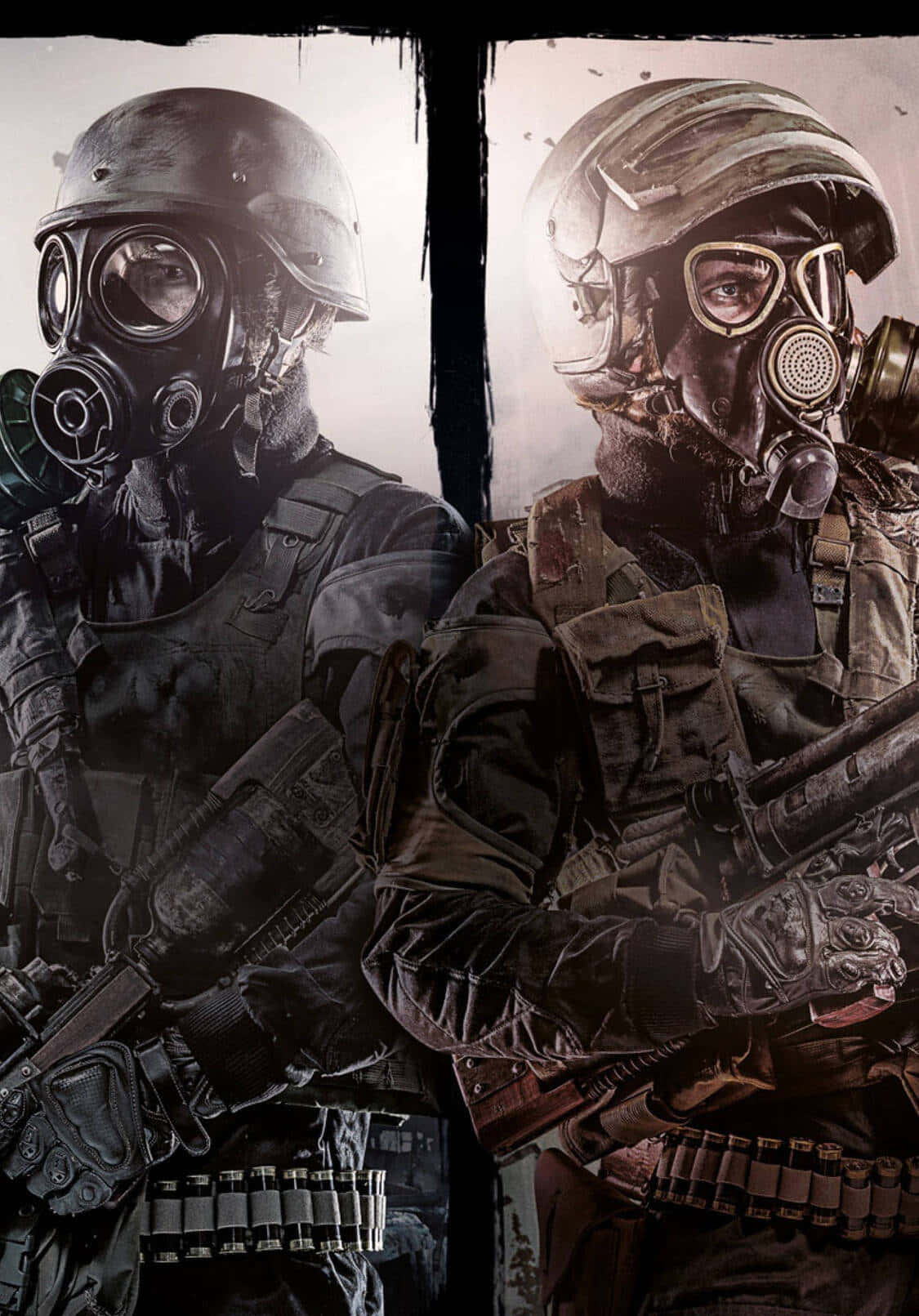 Rival Soldiers iPhone X Metro Last Light -taustakuva Taustakuvat