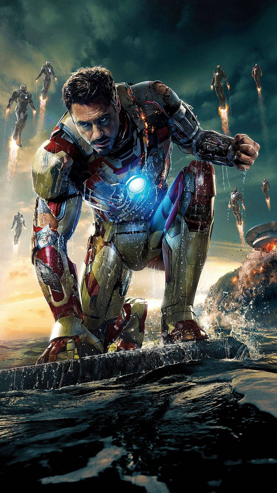 Robert Downey Jr Prototype Puku Iron Man Puhelin Taustakuvat