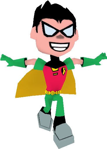Roblox-animoitu hahmo Robin-asussa Taustakuvat