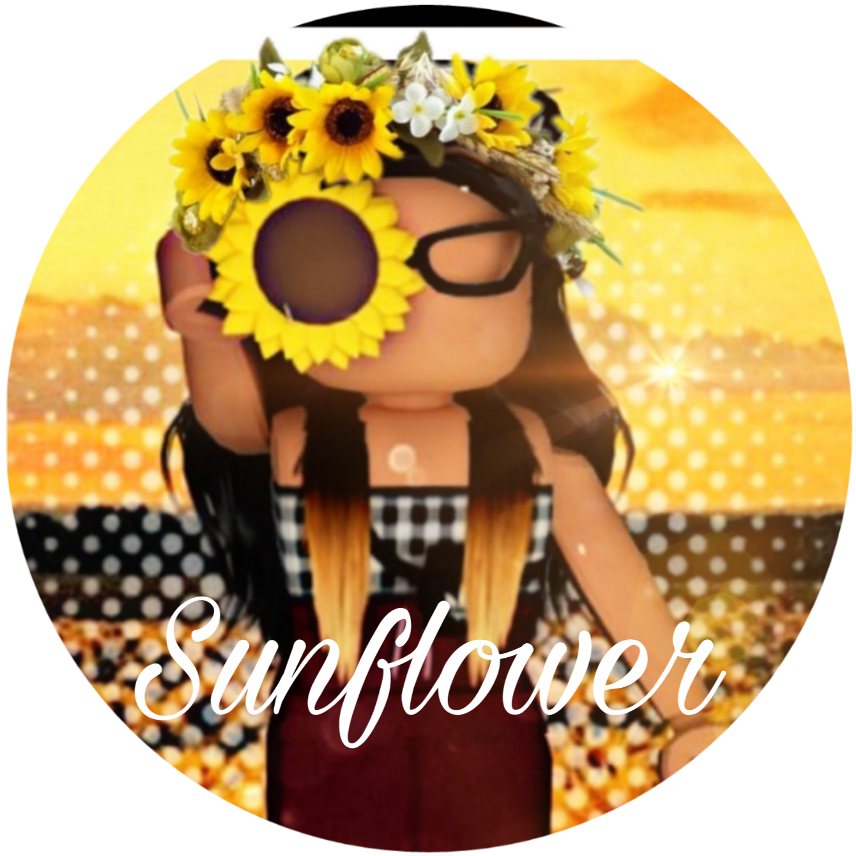 Roblox Auringonkukka-avatarin profiili Taustakuvat