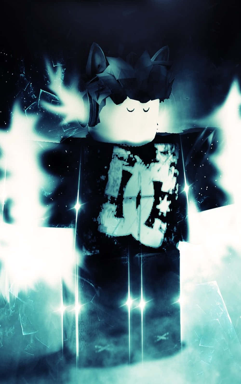 Roblox Emo DC -hahmo iPhone Taustakuvat