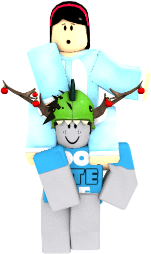 Roblox-hahmo juhla-asussa poronhattu Taustakuvat