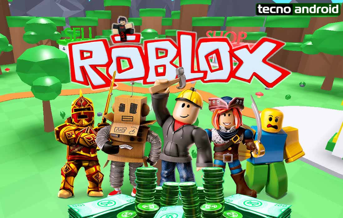 Roblox-hahmot metsäkuvassa Taustakuvat