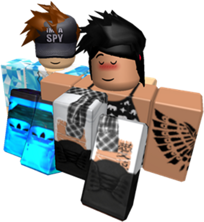 Roblox-hahmot poseeraamassa Taustakuvat