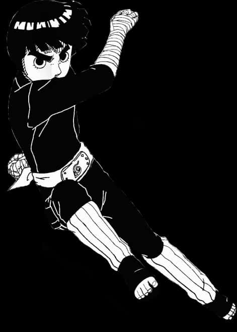 Rock Lee taisteluasento Taustakuvat
