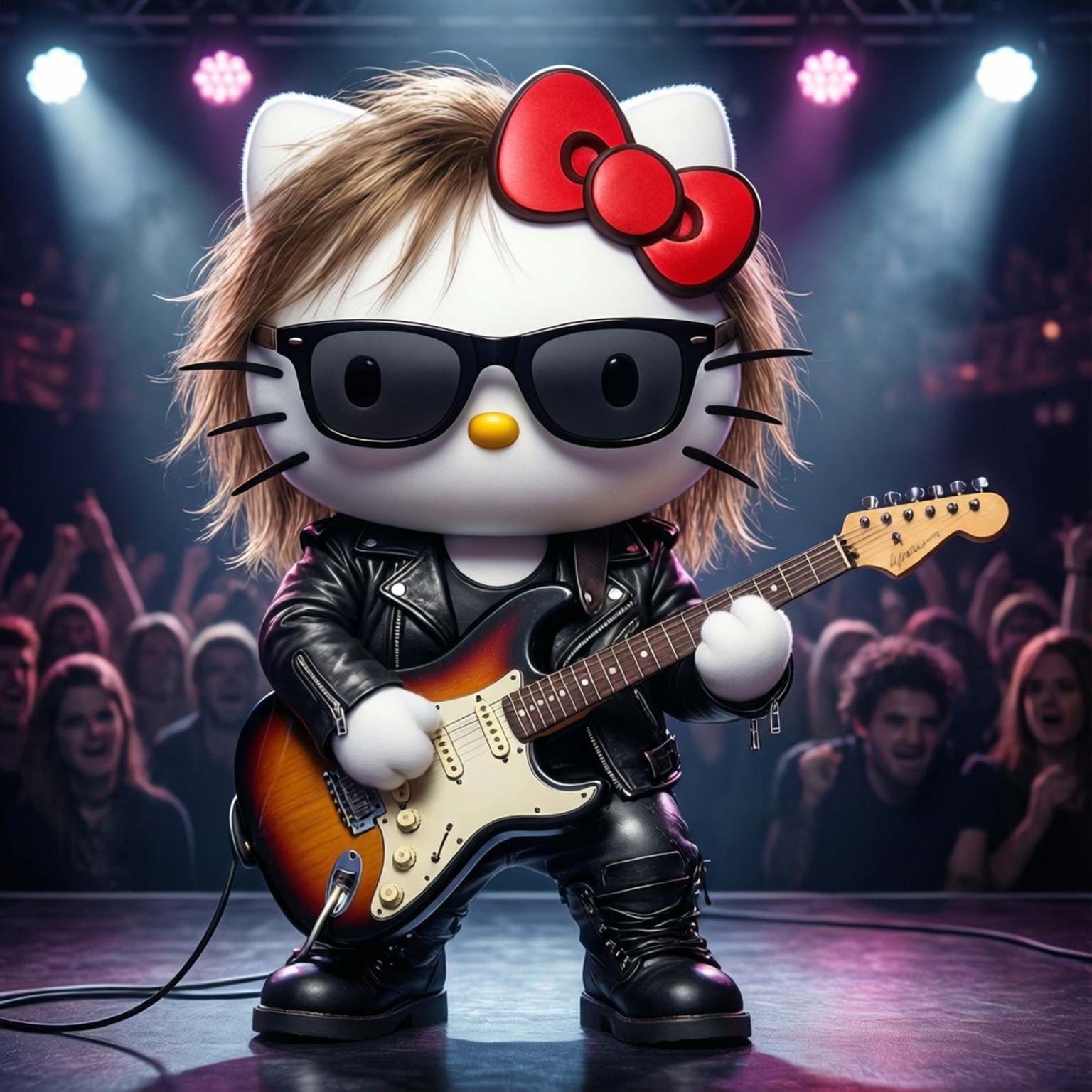 Rock-tähti Hello Kitty Taustakuvat