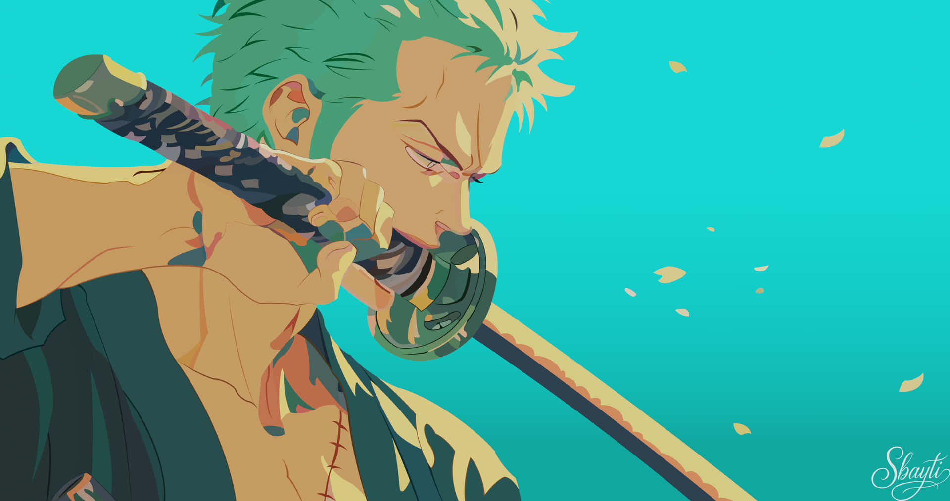 Roronoa Zoro valmistautuu taisteluun Taustakuvat