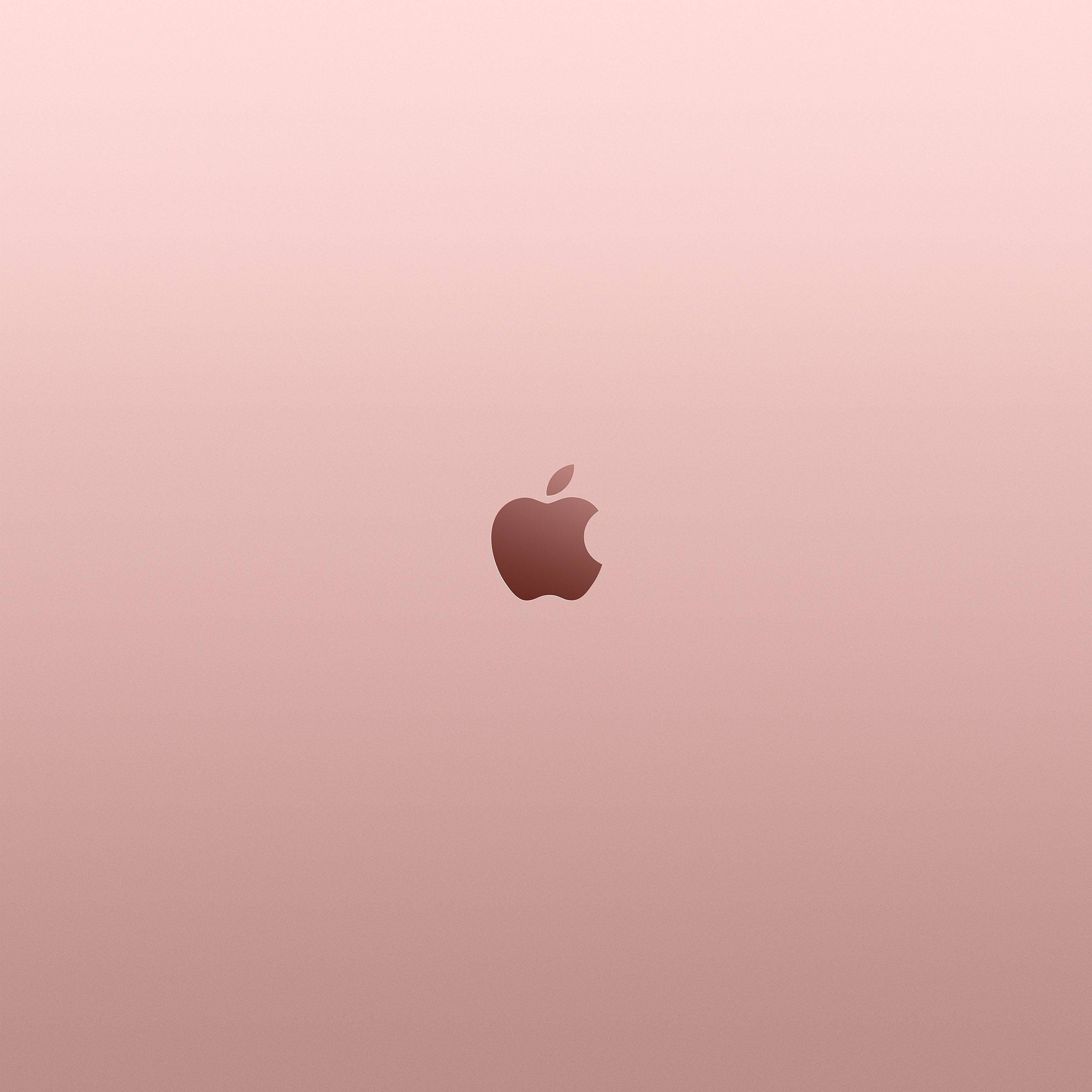 Rose Gold -esteettinen Applen logo Taustakuvat