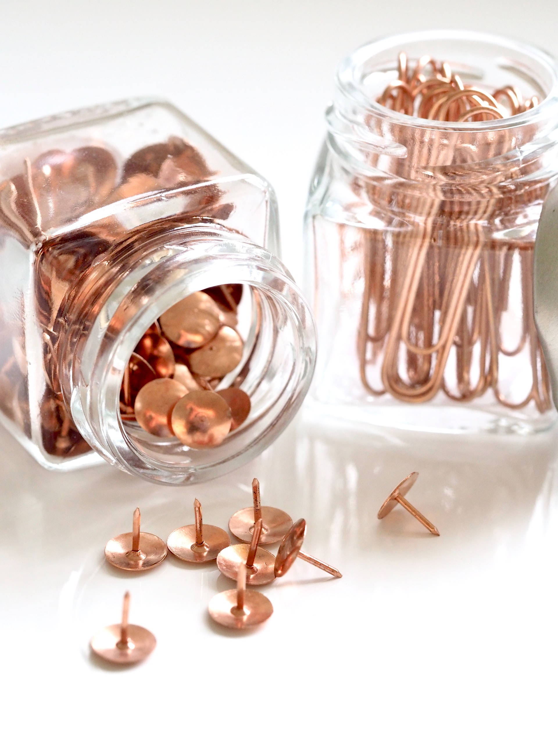 Rose Gold -esteettiset nastat Taustakuvat