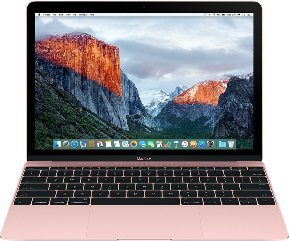 Rose Gold MacBook Pro -näyttö Taustakuvat