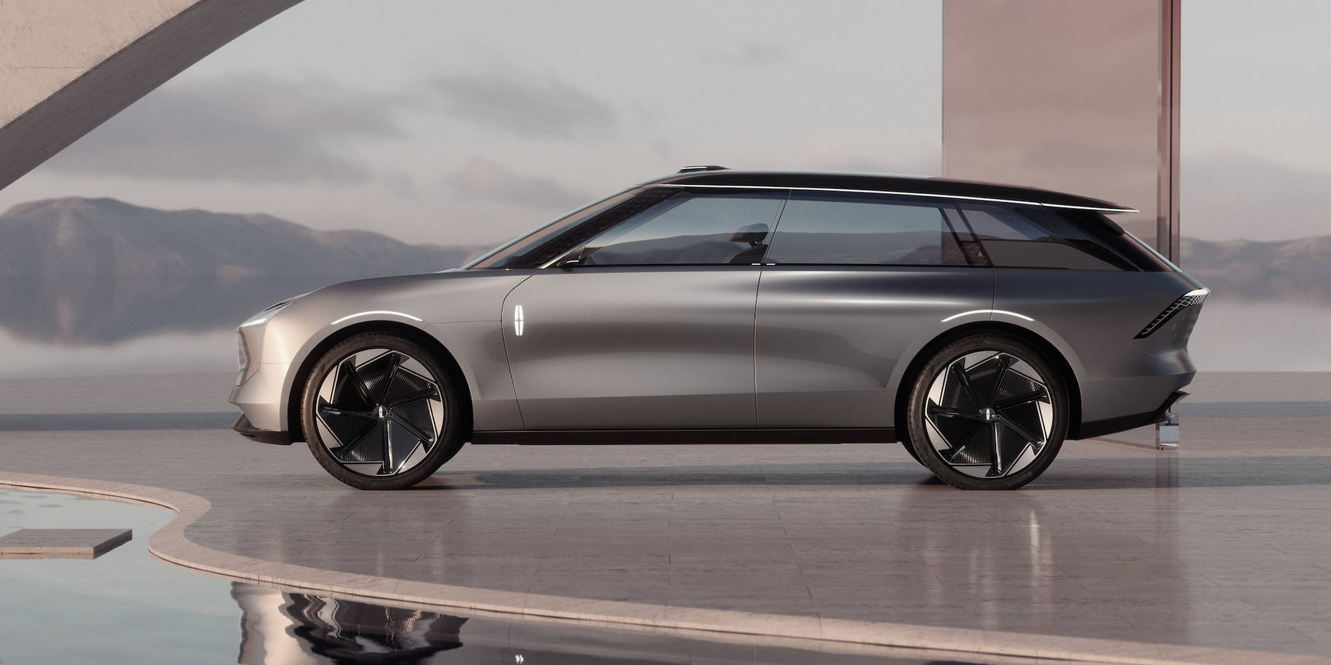 Ruskea Lincoln-automainos — Hienot autot GIF Taustakuvat