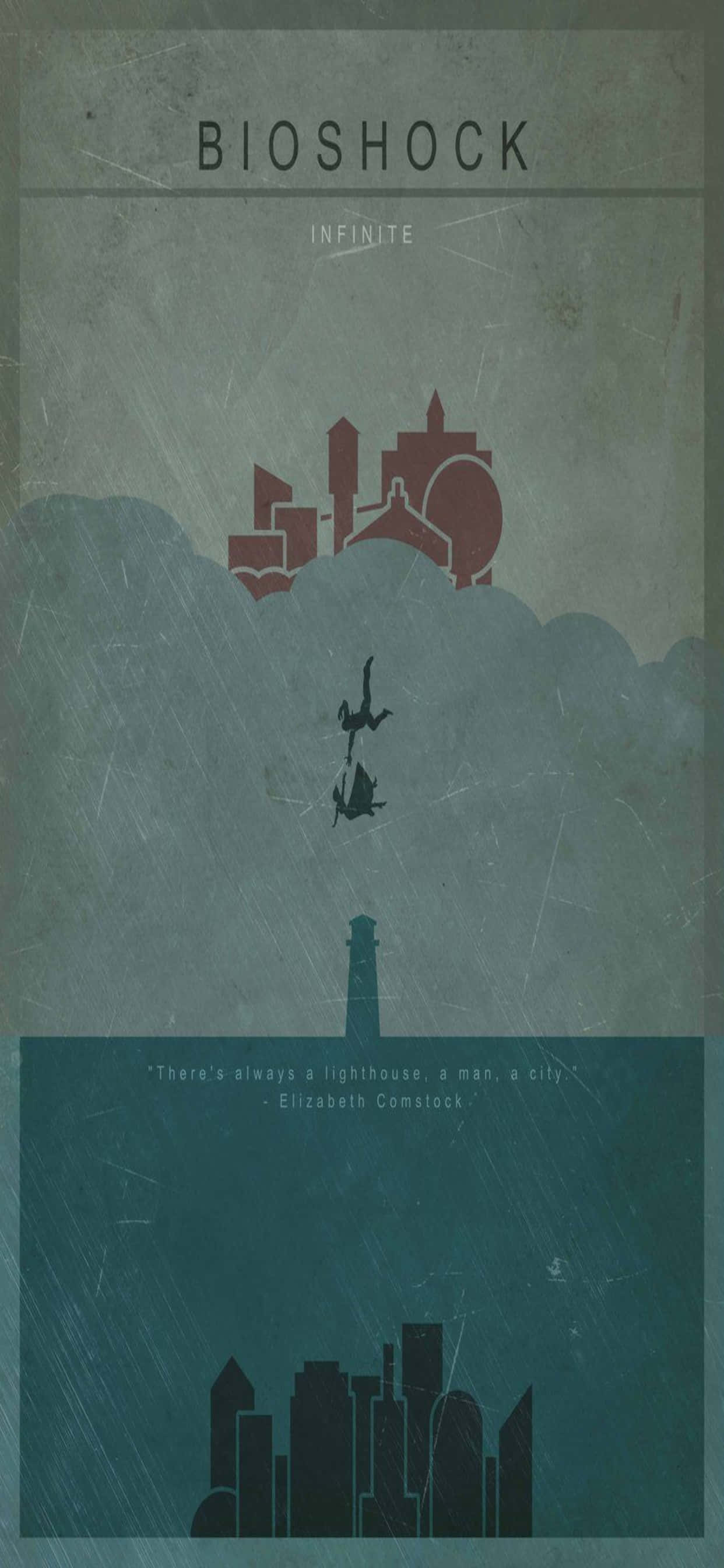 Rustic Teema iPhone Xs Max Bioshock Infinite Taustakuva Taustakuvat