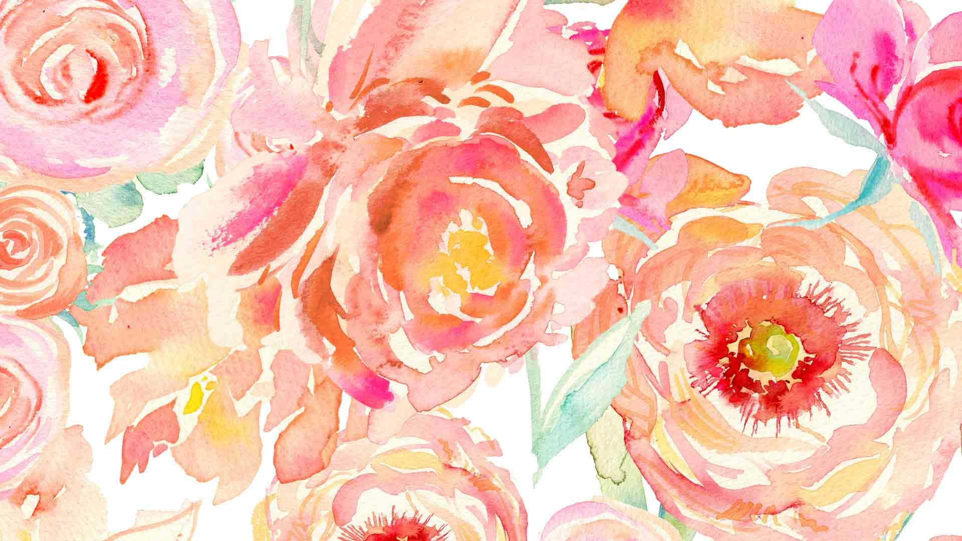 Ruusuvesiväri Boho Mac Taustakuvat