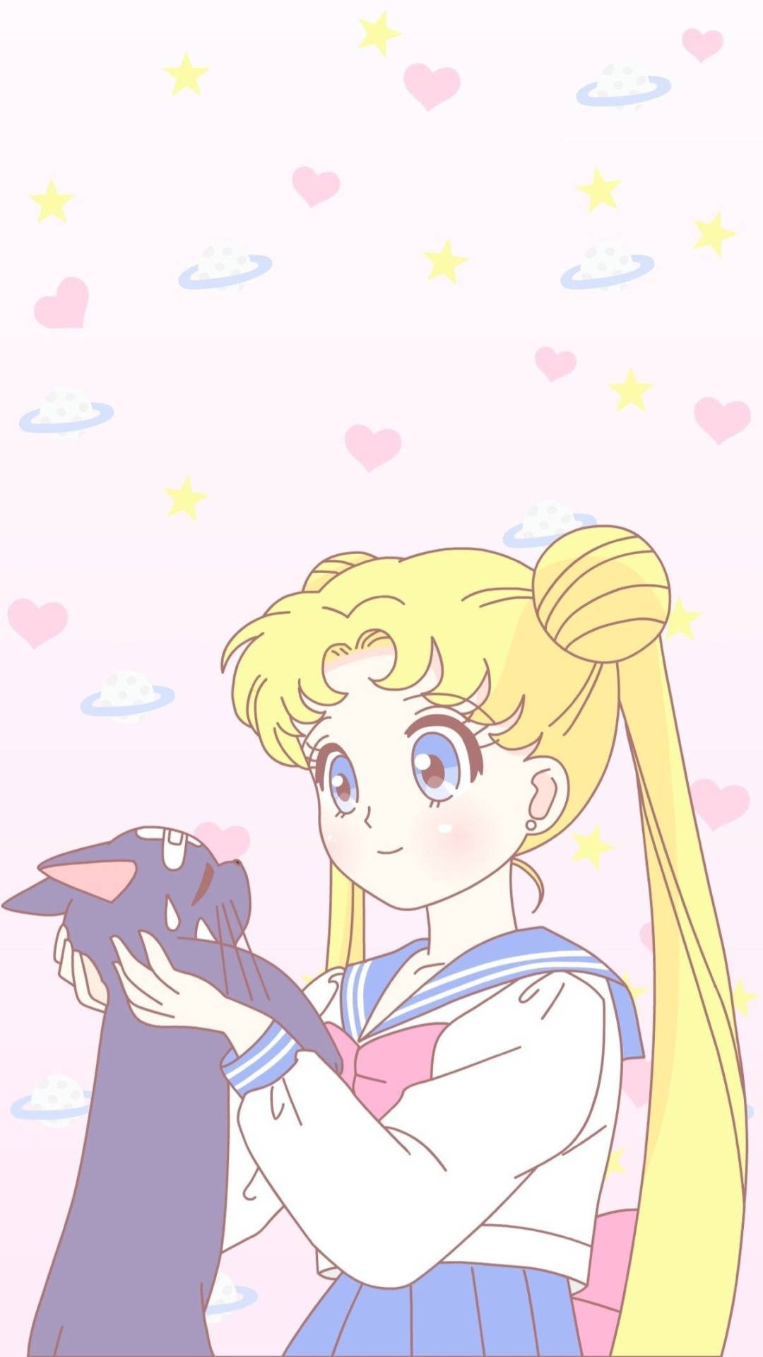 Sailor Moon Kissa Estetiikka Pinkki Anime Taustakuvat