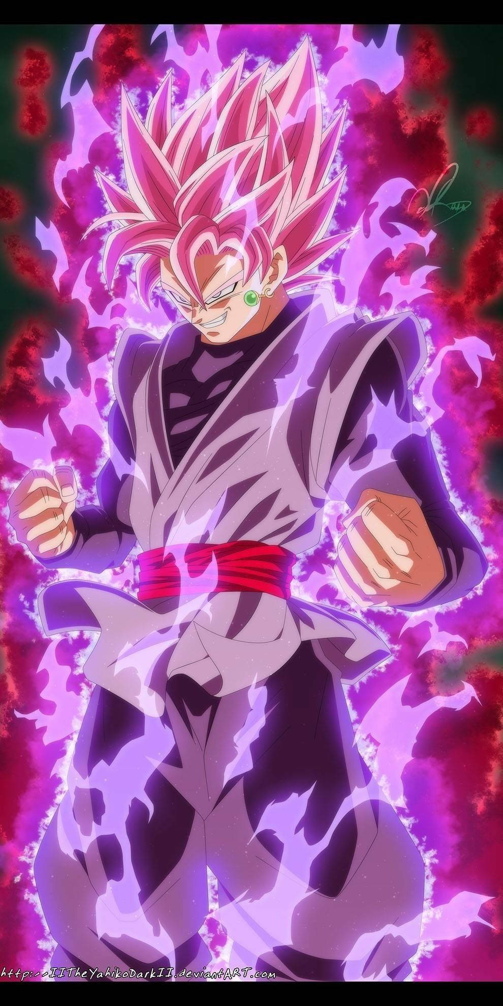 Saiyan-varaus Goku Black iPhone Taustakuvat