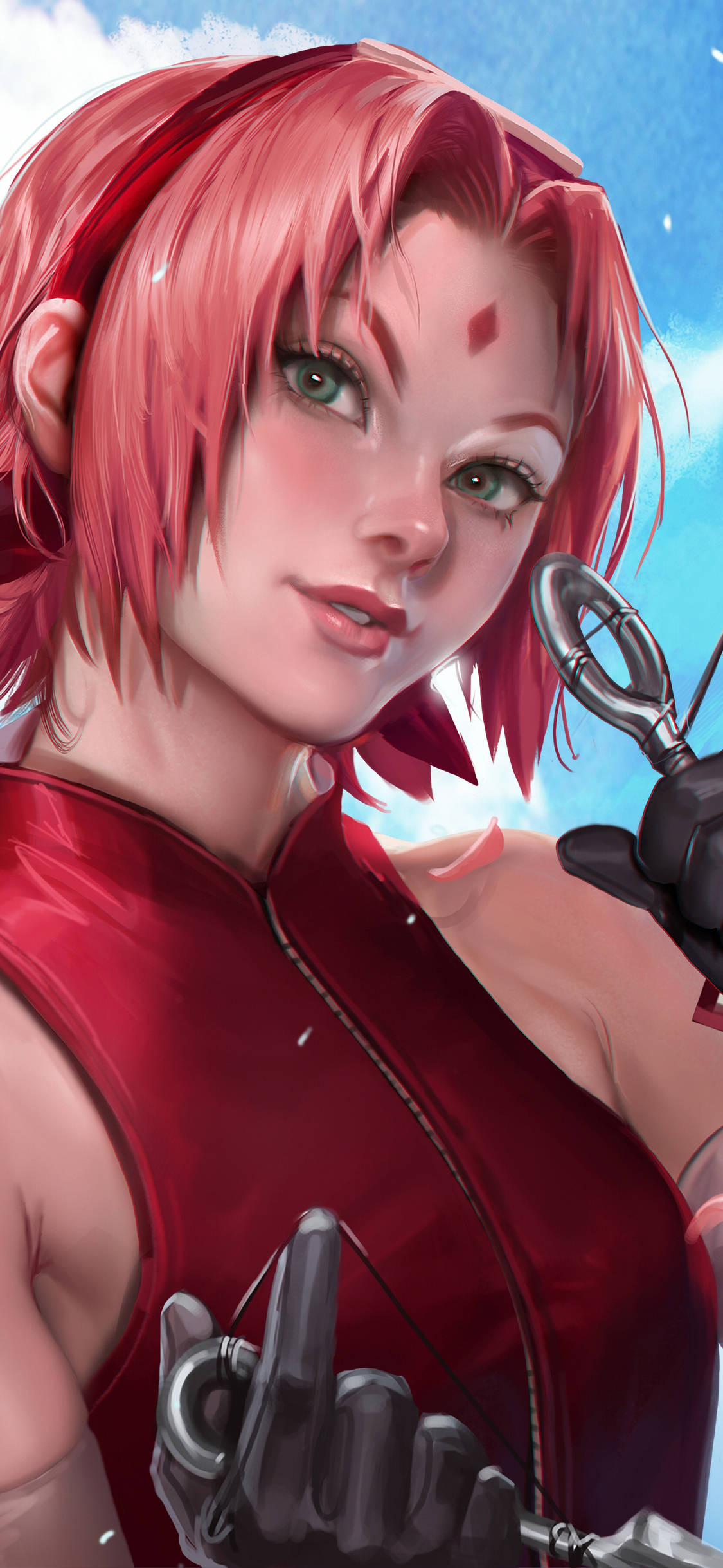Sakura Haruno Realistinen Piirros Taustakuvat