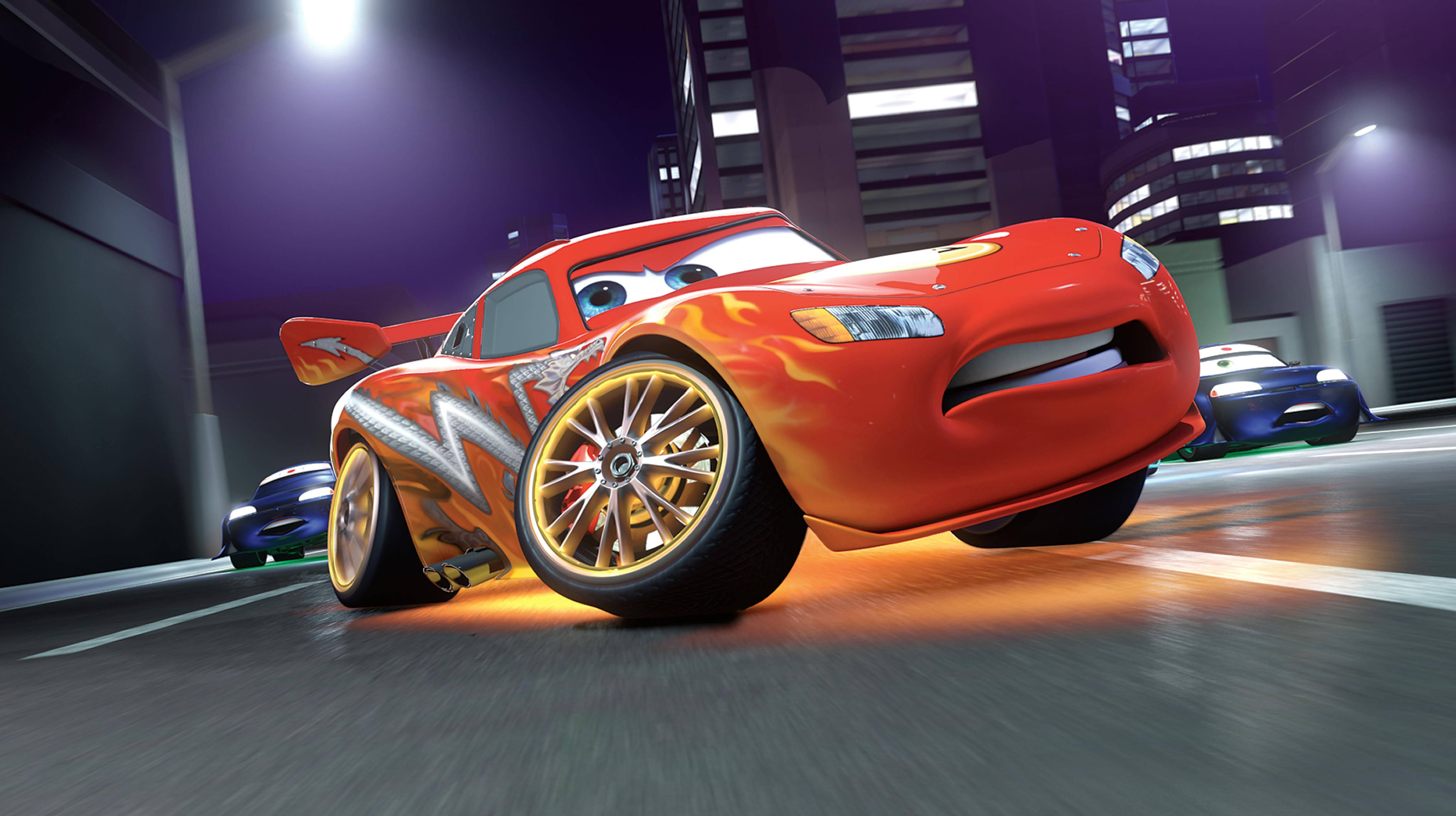 Salama McQueen Disney 4K Ultra Leveä Kilpa-ajo Taustakuvat