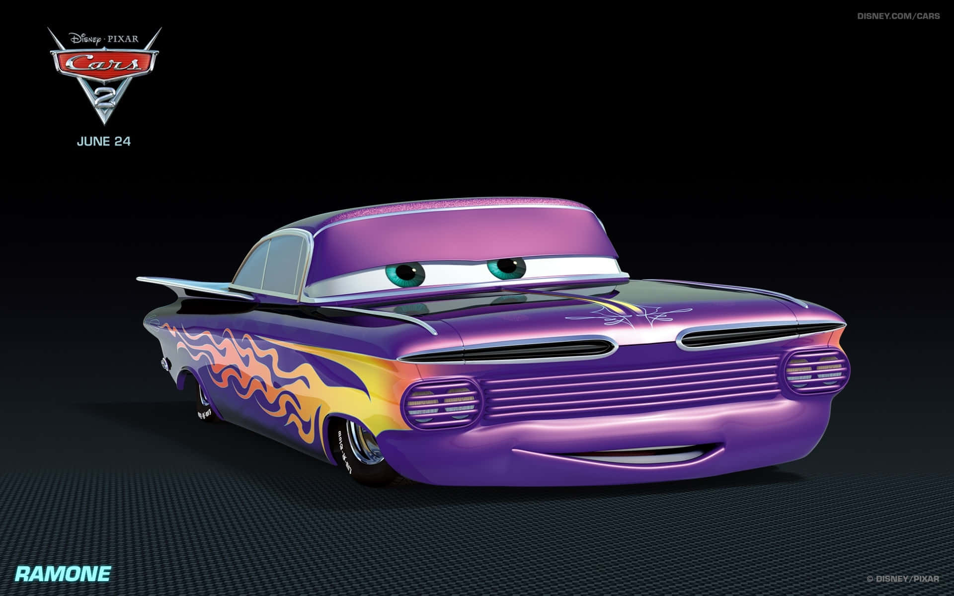 Salama McQueen ja Mater katsovat Lontoota Taustakuvat