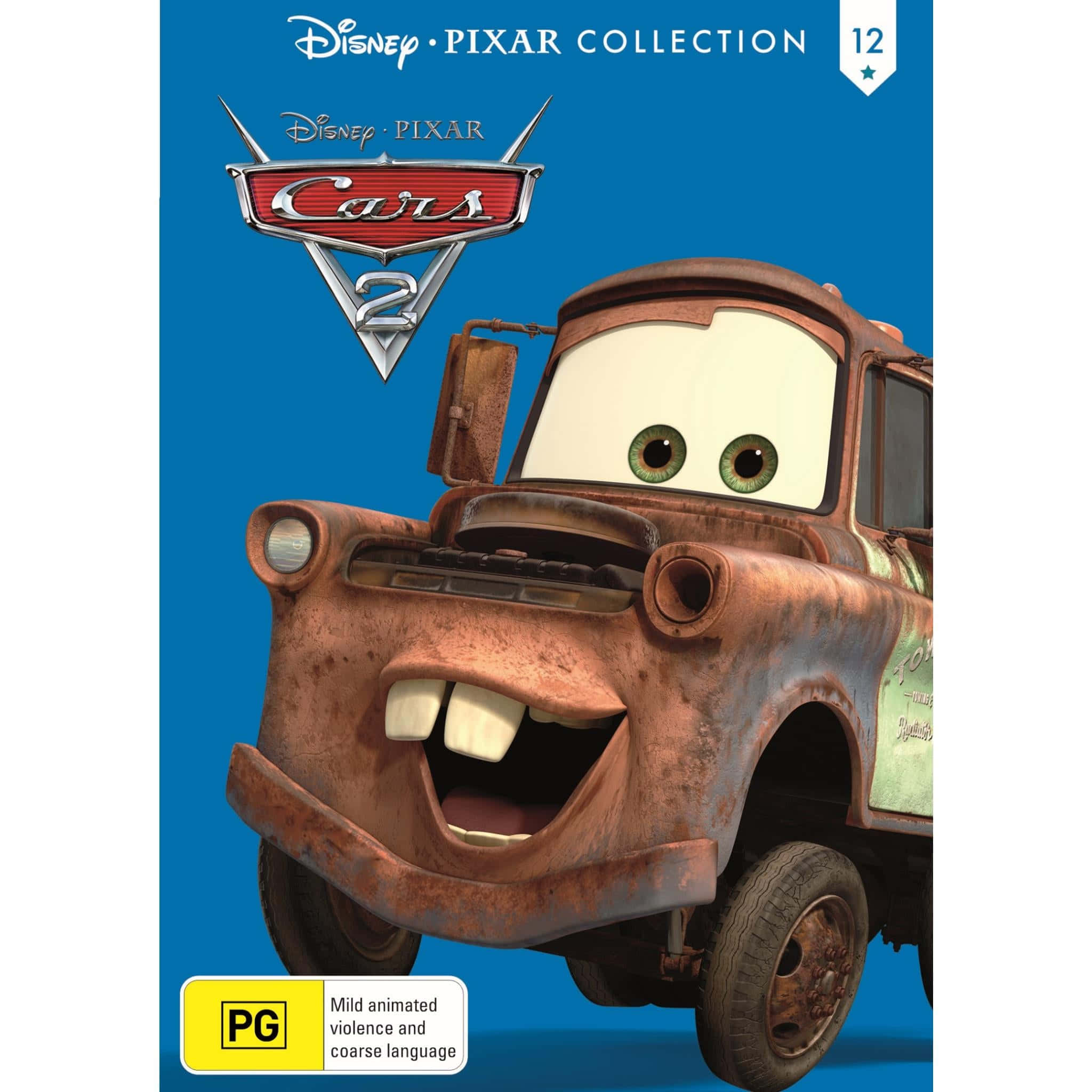 Salama McQueen ja Pösilö kilpailemassa moottoritiellä Cars 2 -elokuvassa Taustakuvat