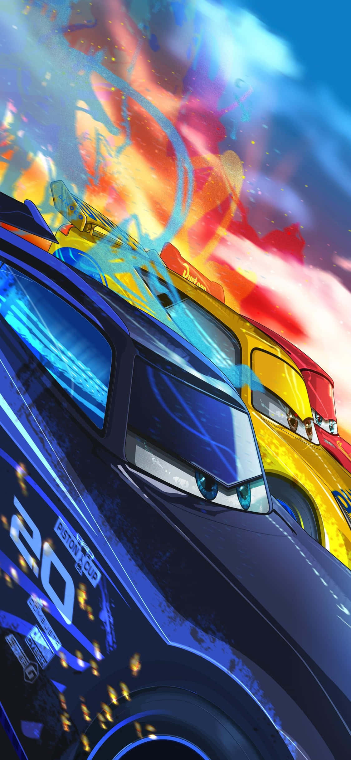 Salama, Storm Race iPhone X Cars -taustakuva Taustakuvat