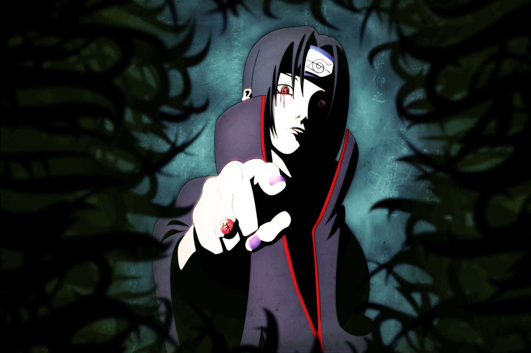 Salaperäinen Intensiteetti - Itachi Uchiha Naruto-sarjasta Taustakuvat