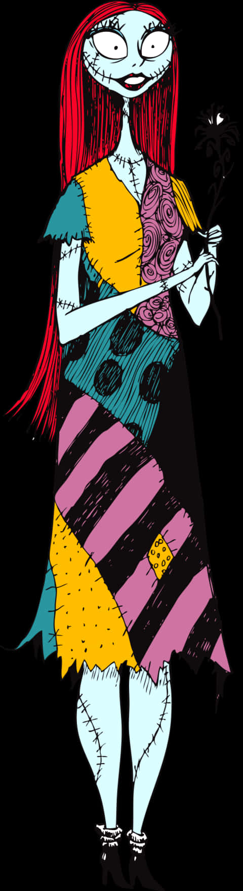 Sally Nightmare Before Christmas -taideteos Taustakuvat
