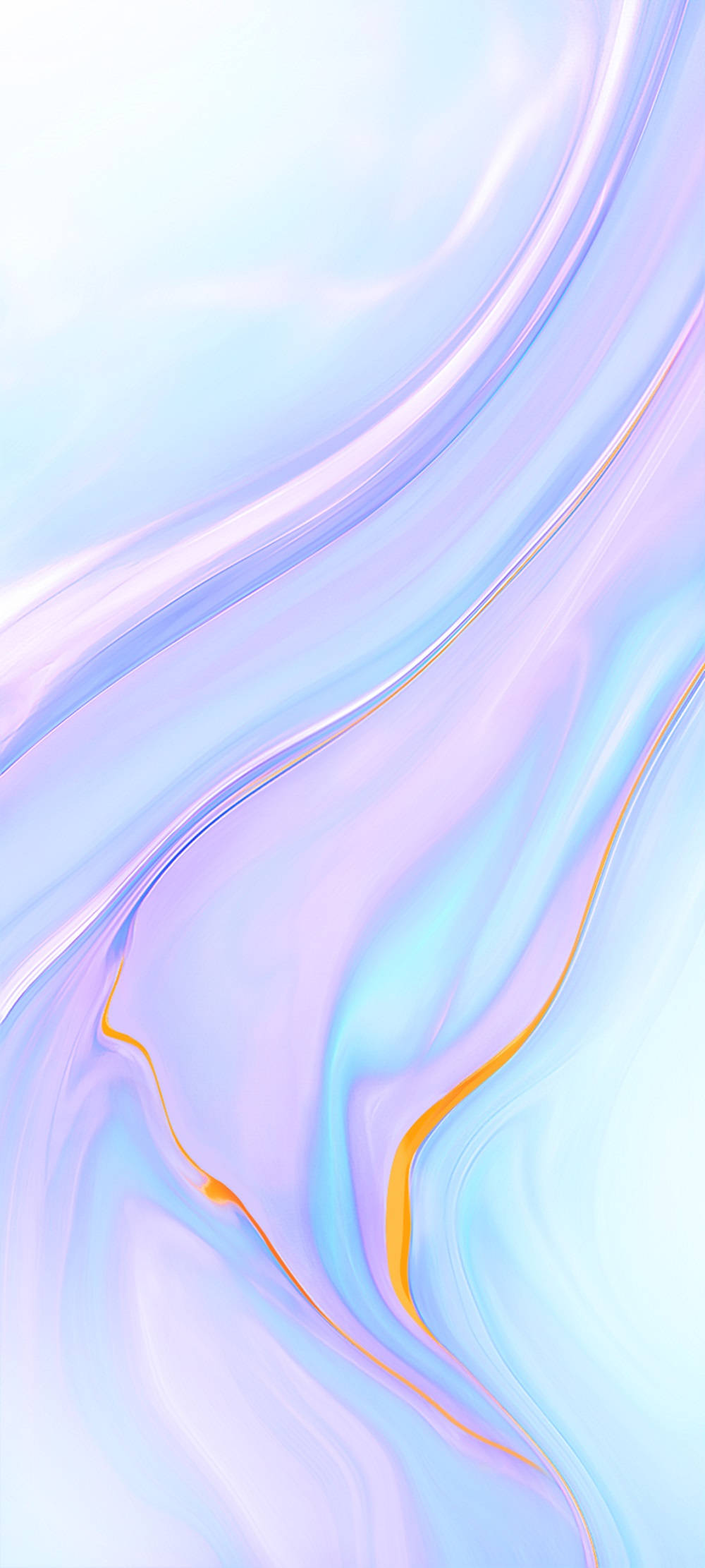 Samsung A51 huokuu modernia eleganssia vaalean violetilla esteettisillä aalloilla. Taustakuvat