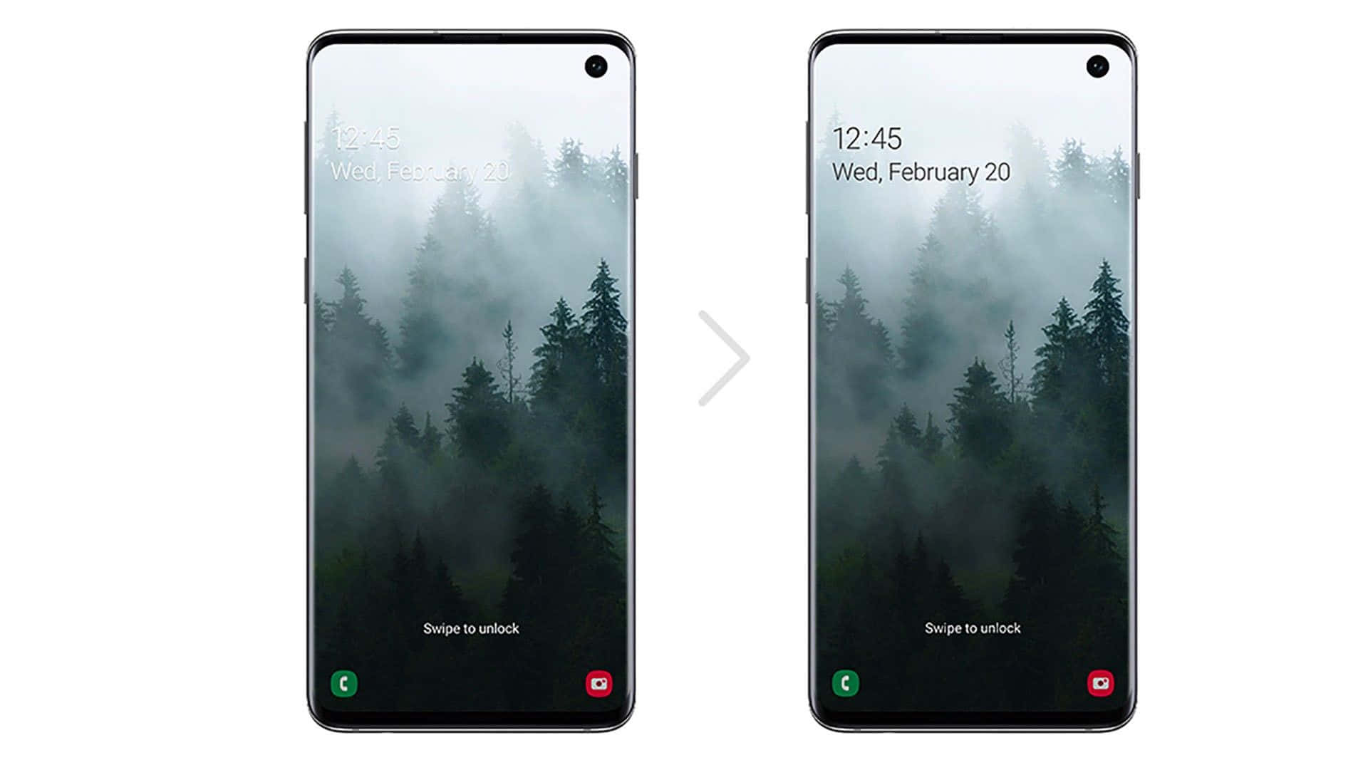 Samsung Galaxy S10:n vallankumouksellisimmat ominaisuudet yhdessä kuvassa. Taustakuvat