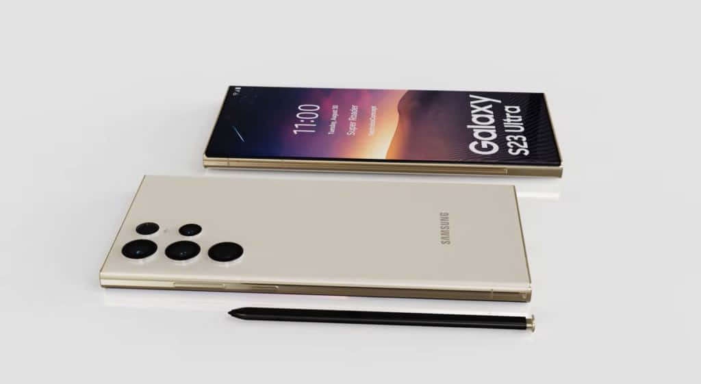 Samsung S23 Ultra kultainen Taustakuvat