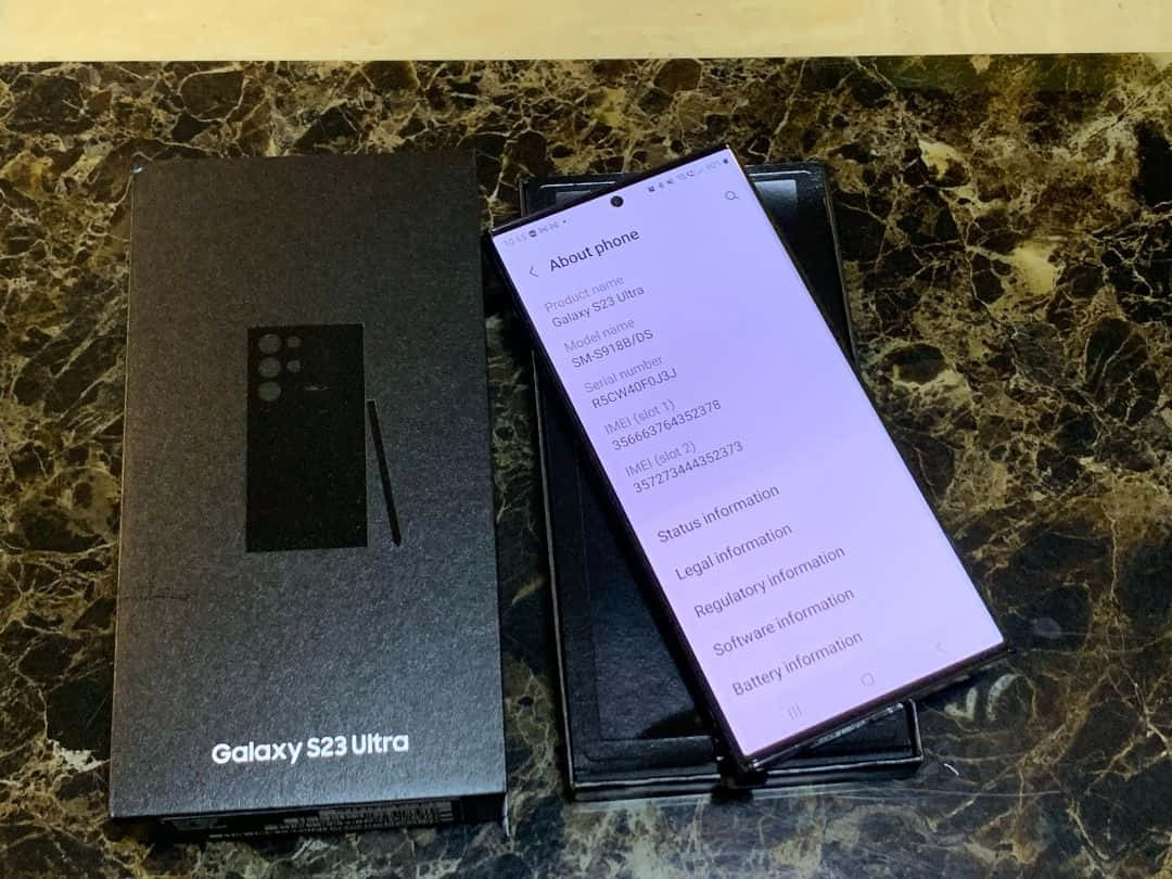 Samsung S23 Ultra - Pakkauksesta purku ja yksityiskohdat Taustakuvat